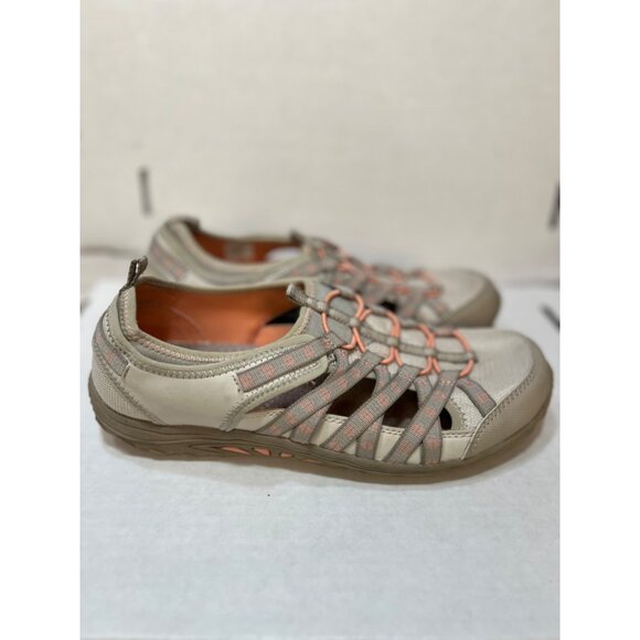 Skechers Womens Memory Foam Reggae fest Dory Athletic Sandals Size 9 Tan & Pink - Picture 4 of 7